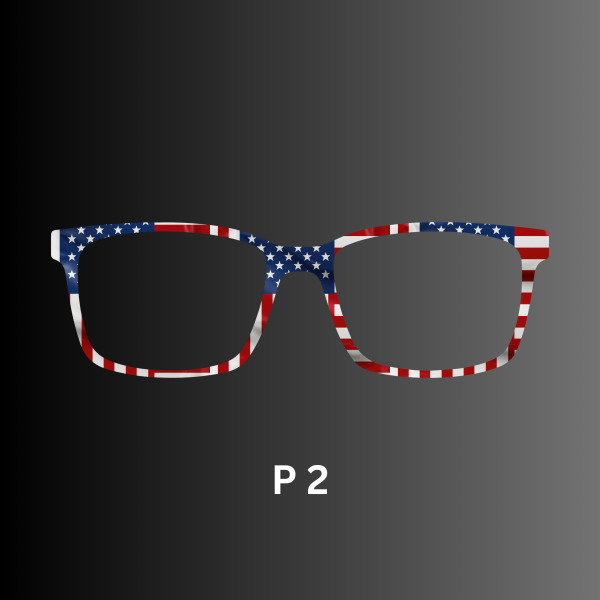 Patriotic Red, White, and Blue Toppers - Compatible with Pair wear