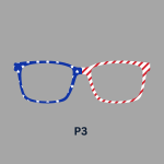 Patriotic Red, White, and Blue Toppers - Compatible with Pair wear