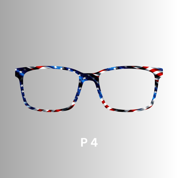Patriotic Red, White, and Blue Toppers - Compatible with Pair wear