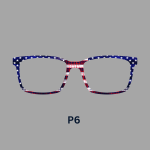 Patriotic Red, White, and Blue Toppers - Compatible with Pair wear