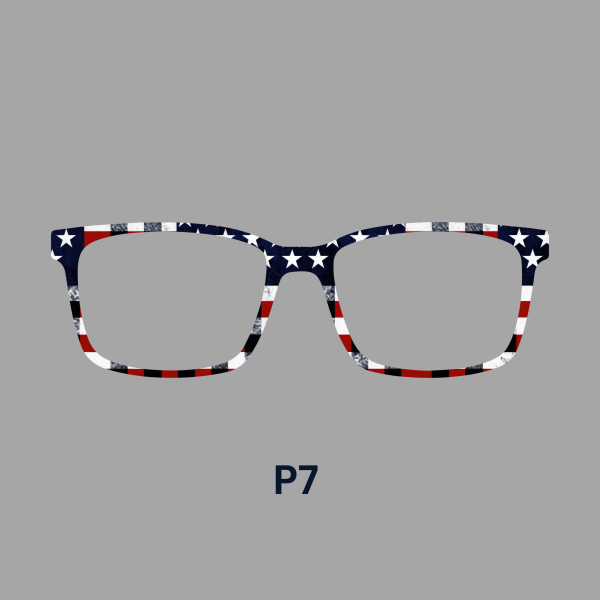 Patriotic Red, White, and Blue Toppers - Compatible with Pair wear