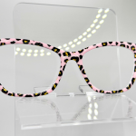 Pink Leopard Toppers