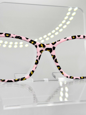 Pink Leopard Toppers