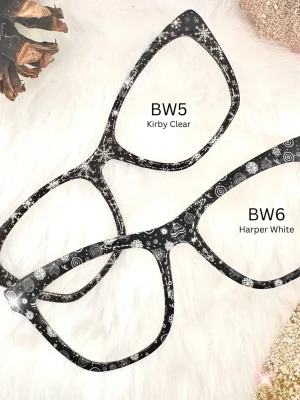 Black & White Christmas Toppers  - Compatible with Pair wear