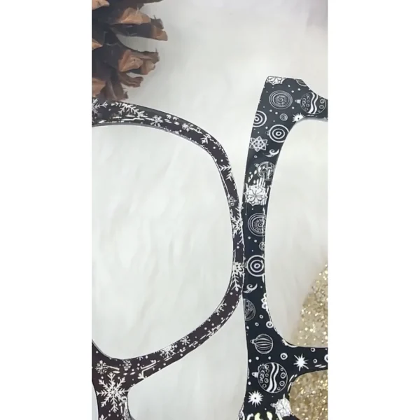 Black & White Christmas Toppers  - Compatible with Pair wear