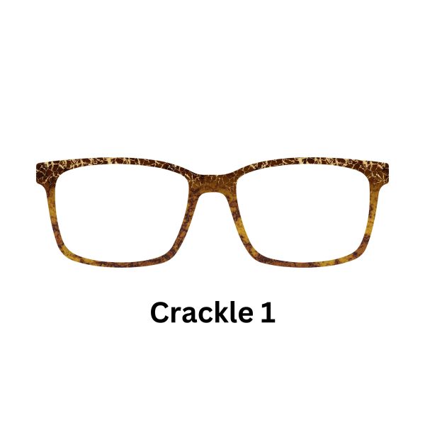 Fall Pumpkin Spice Crackle Ombre Toppers