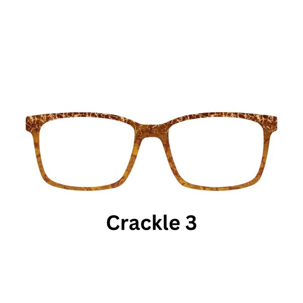 Fall Pumpkin Spice Crackle Ombre Toppers