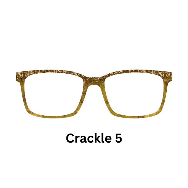 Fall Pumpkin Spice Crackle Ombre Toppers