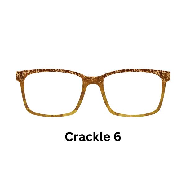 Fall Pumpkin Spice Crackle Ombre Toppers