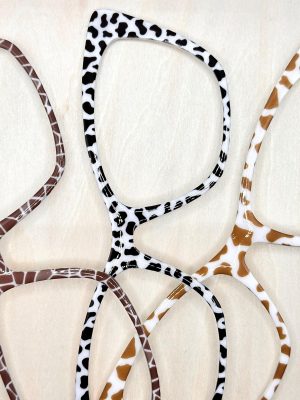 Safari Animals Pattern Toppers