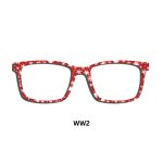 Watercolor-Cherry-Red-Snowflakes Toppers - Compatible Pair Wear