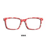 Watercolor-Cherry-Red-Snowflakes Toppers - Compatible Pair Wear