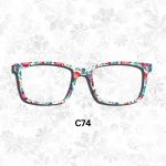 Neon Floral Christmas Holiday Toppers