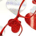 Red Plaid Valentines Toppers