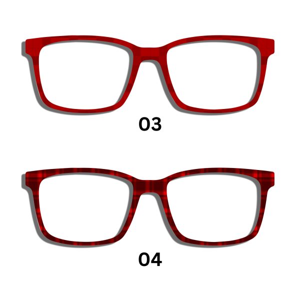 Red Plaid Valentines Toppers