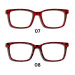 Red Plaid Valentines Toppers