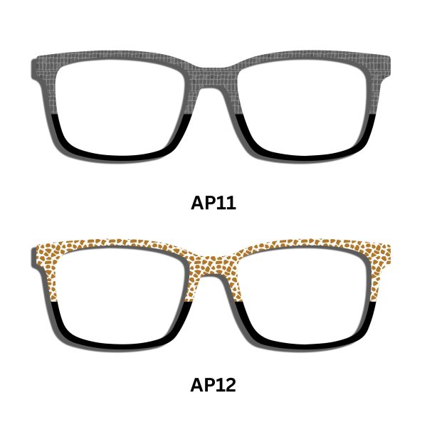 Safari Animal Patterns Half-Rim Toppers