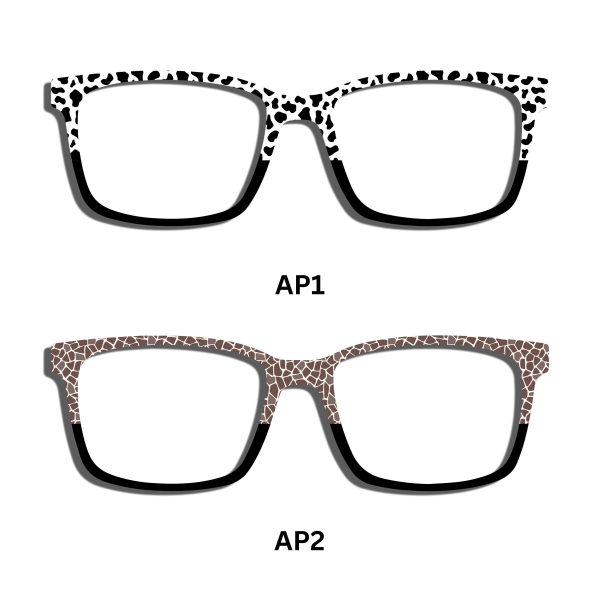 Safari Animal Patterns Half-Rim Toppers