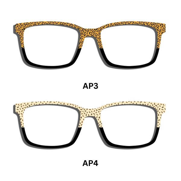 Safari Animal Patterns Half-Rim Toppers