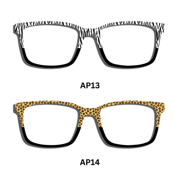 Safari Animal Patterns Half-Rim Toppers