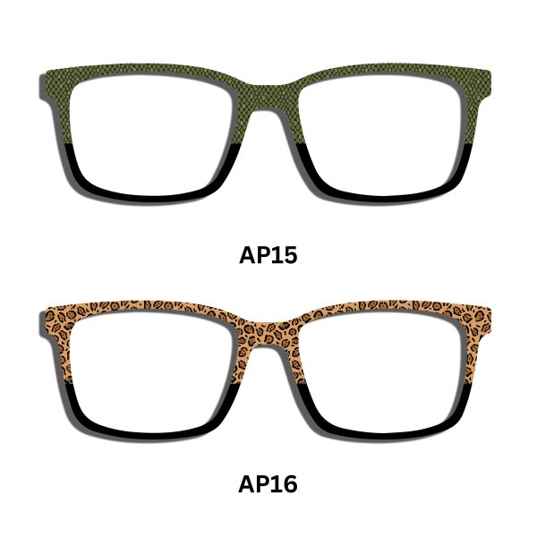 Safari Animal Patterns Half-Rim Toppers