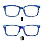 Blue Daisy Toppers - Compatible Pair wear