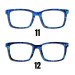 Blue Daisy Toppers - Compatible Pair wear