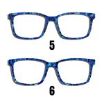 Blue Daisy Toppers - Compatible Pair wear