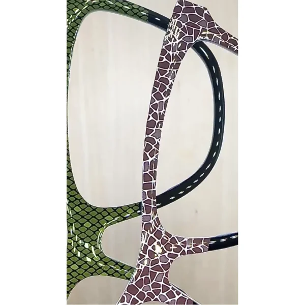 Safari Animal Patterns Half-Rim Toppers